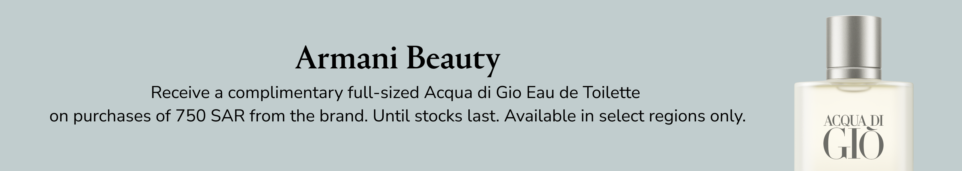 Armani Beauty GWP PDP+PLP WEB EN SAR