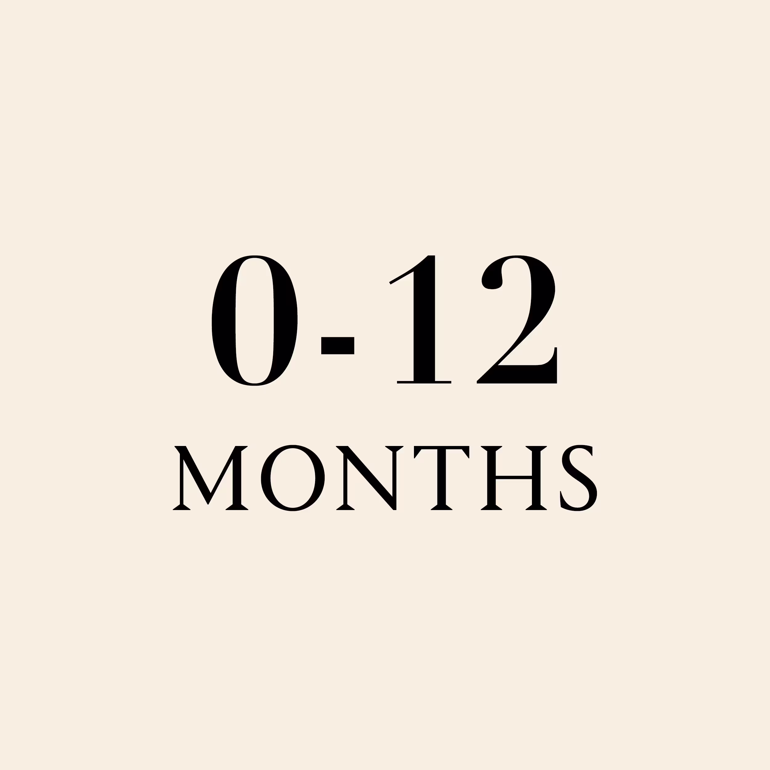 Category 1 age 0-12 months EN