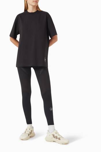 hover state of x Stella McCartney Loose-fit T-shirt in Organic Cotton-blend