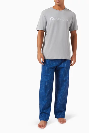Logo Pyjama Pants in Recycled Stretch-cotton