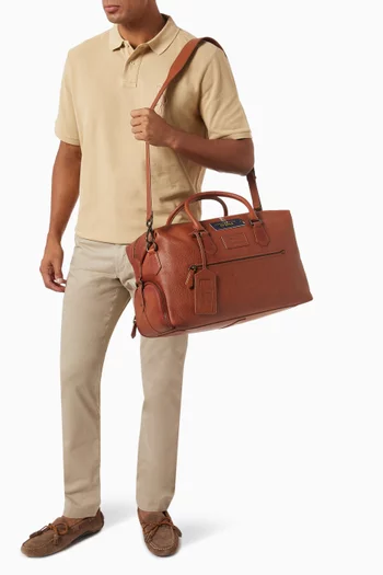 Large Duffle Bag in Leather