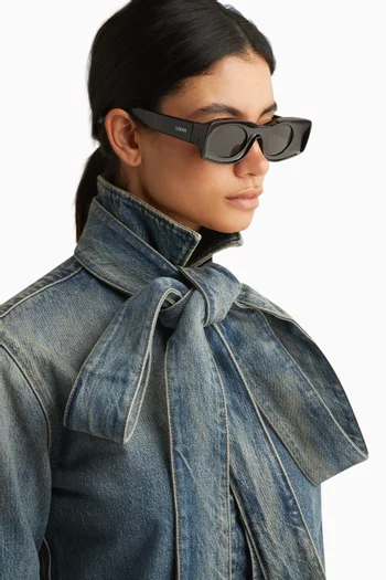 نظارة شمسية إيبيزا بإطار مستطيل أسيتات لويفي × بولا