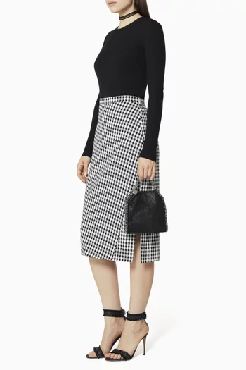 Black Falabella Shaggy Deer Tiny Shoulder Bag
