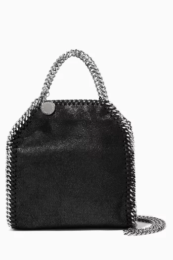 Black Falabella Shaggy Deer Tiny Shoulder Bag