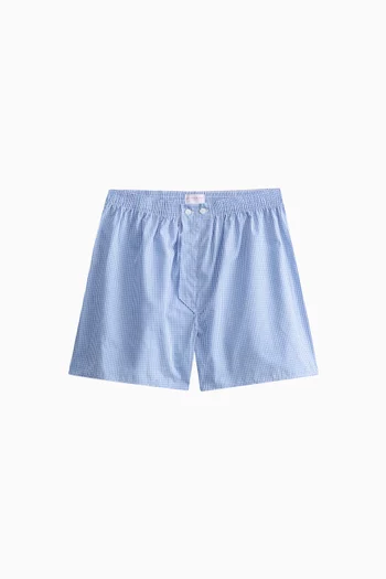 Gingham 1 Boxers in Cotton