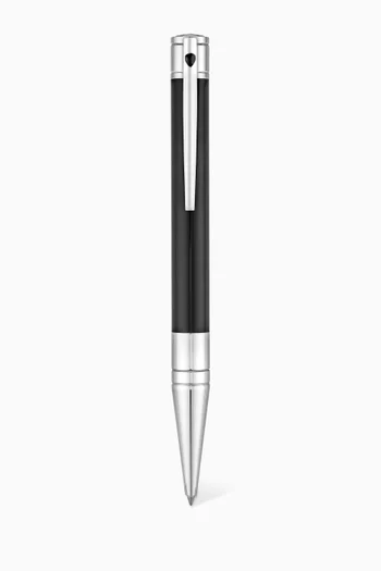 D-Initial Chrome-Finish Ballpoint Pen   