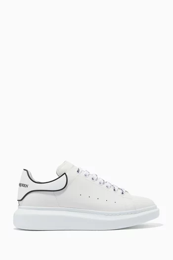 Oversized Sneakers in Leather