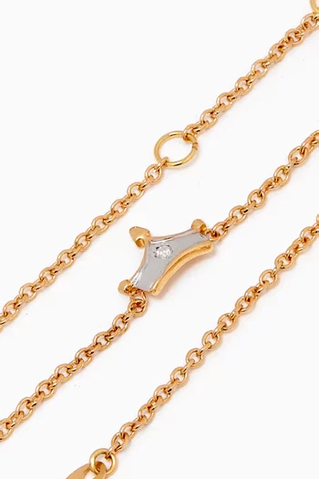 My Princess Bracelet w/ Diamond in 18kt Yellow Gold          