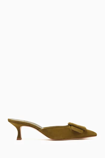 Maysale 50 Mules in Suede
