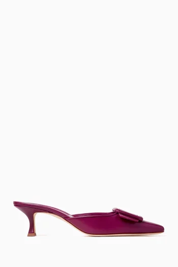Maysale 50 Mules in Leather