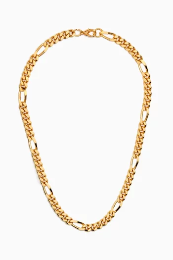 Rediscovered 1990s Vintage Figaro Chain Necklace