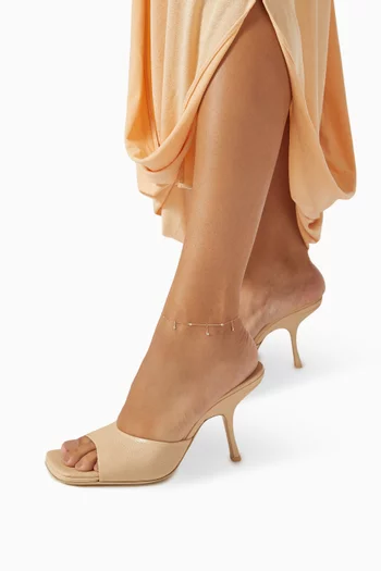 Constellation Rain Diamond Anklet in 18kt Yellow Gold  