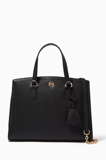 Medium Chantal Messenger Bag in Leather