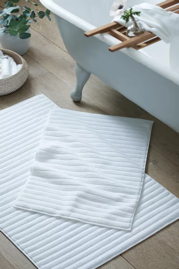 Medium Bath Mat in Rib Hydrocotton, 50 x 80cm