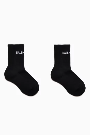 Balenciaga Tennis Socks in Cotton Blend
