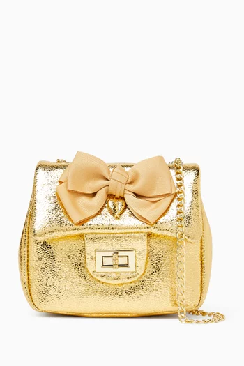 Skyla Quilted Crossbody Bag in Faux Leather