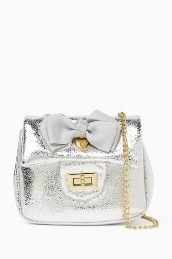 Skyla Quilted Crossbody Bag in Faux Leather