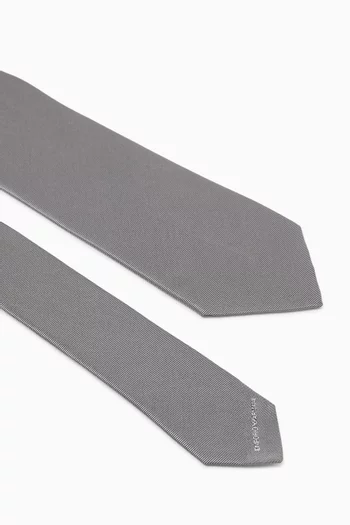 Tie in Micro Jacquard Silk