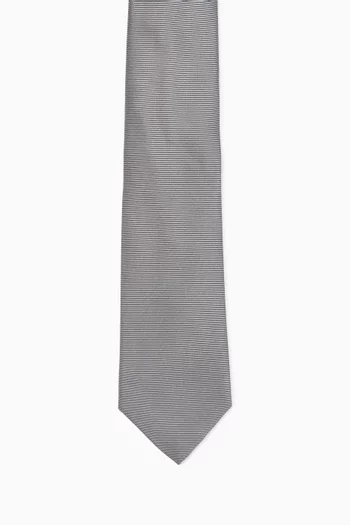 Tie in Micro Jacquard Silk