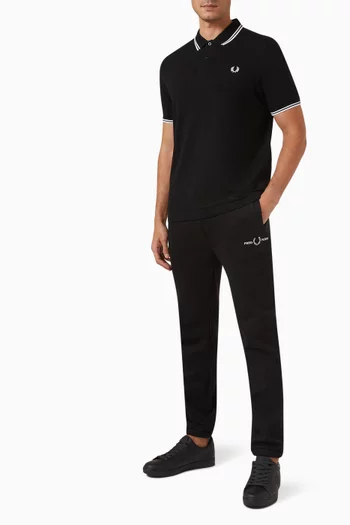 Twin Tipped Polo Shirt in Cotton Piqué