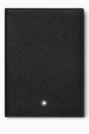 Sartorial Passport Holder in Saffiano Leather