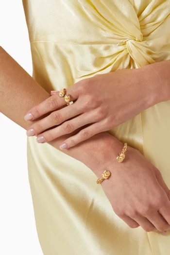 خاتم ديوالتي سكاراموش معدن مطلي ذهب عيار 24