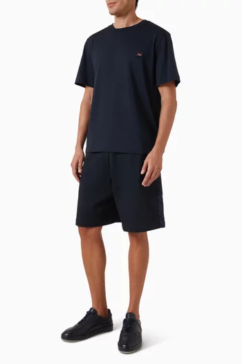Embroidered T-shirt in Cotton