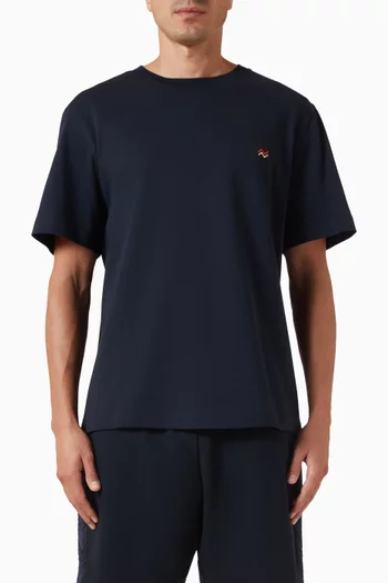 Embroidered T-shirt in Cotton
