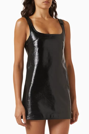 Reedition A-line Mini Dress in Vinyl