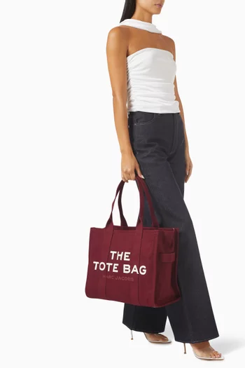 The Large Tote Bag in Cotton Canvas