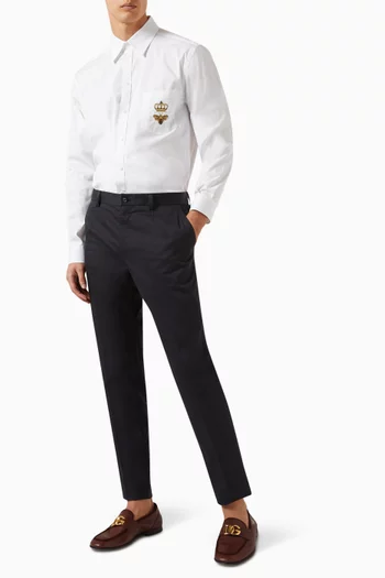 Martini -fit Shirt in Cotton Poplin