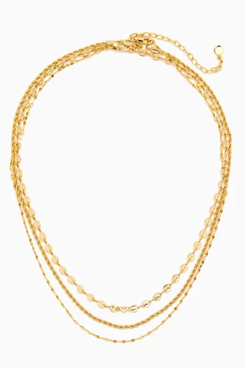 Multi-Strand Necklace in Brass