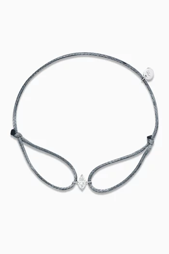 Like a Marquise Diamond Thread Bracelet in 18kt White Gold