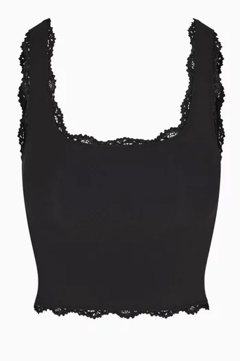 Fits Everybody Lace Top in Stretch Nylon