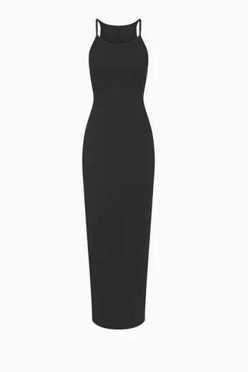 Ribbed Cami Maxi Dress in Cotton-jersey