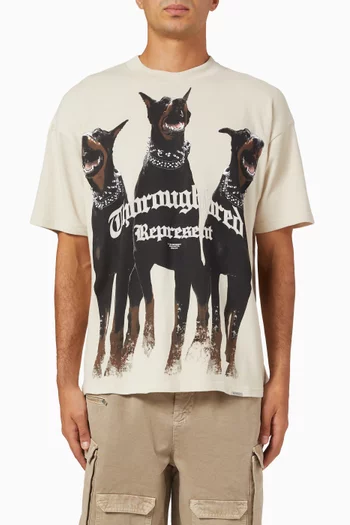 تي شيرت بطبعة Thoroughbred قطن