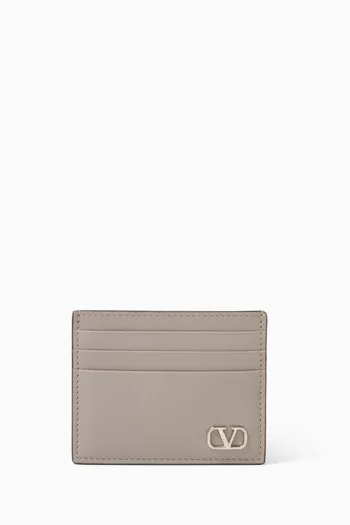 VLOGO Signature Card Holder in Calfskin