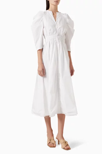 Isabella Dress in Cotton-poplin