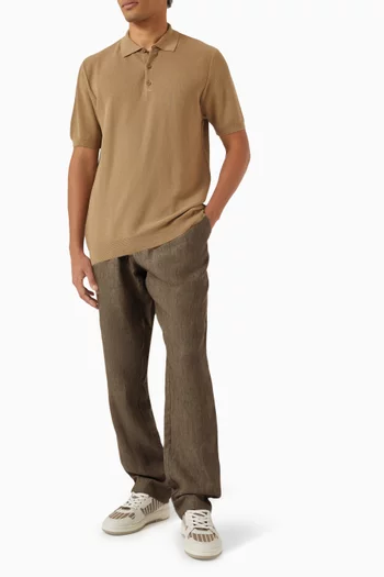 Drawstring Pants in Linen