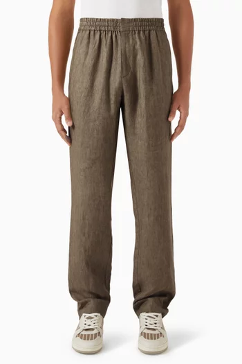 Drawstring Pants in Linen