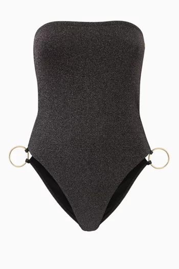 Dark Moon One-piece Swimsuit in Lurex Jersey