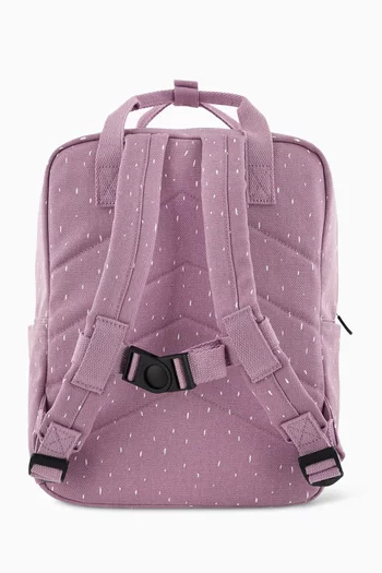 Animal Print Large Backpack