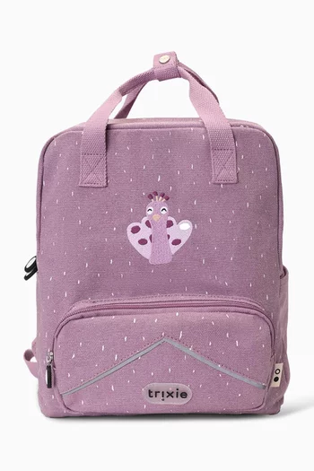 Animal Print Large Backpack