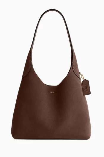 Brooklyn 28 Shoulder Bag in Suede
