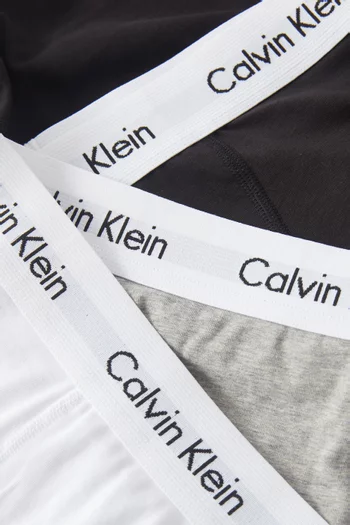 Logo Trunks in Cotton, Pack of 3