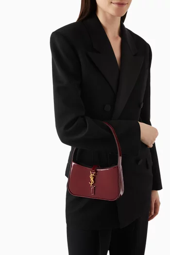Mini Le 5 A 7 Hobo Bag in Patent Leather