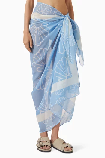 Ruby Long Sarong Pareo
