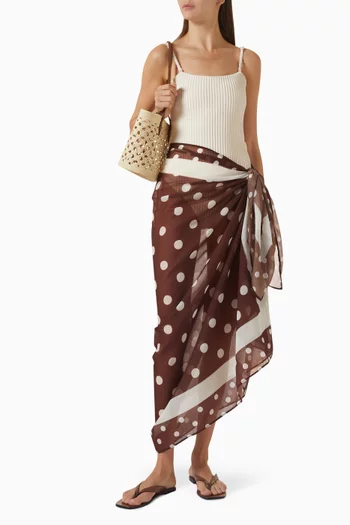 Ruby Long Sarong Pareo