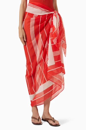 Ruby Long Sarong Pareo