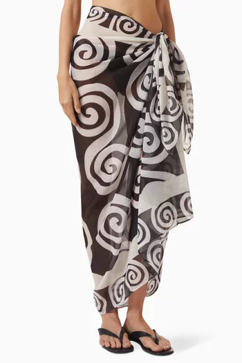 Ruby Long Sarong Pareo
